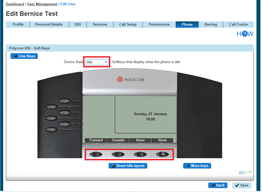 A screenshot of a phone test
Description automatically generated